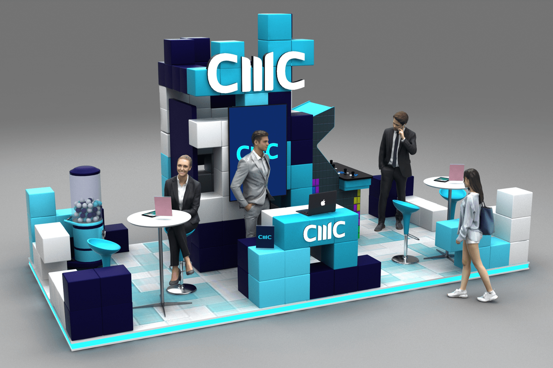 CMC Markets Exhibition Booth Concept