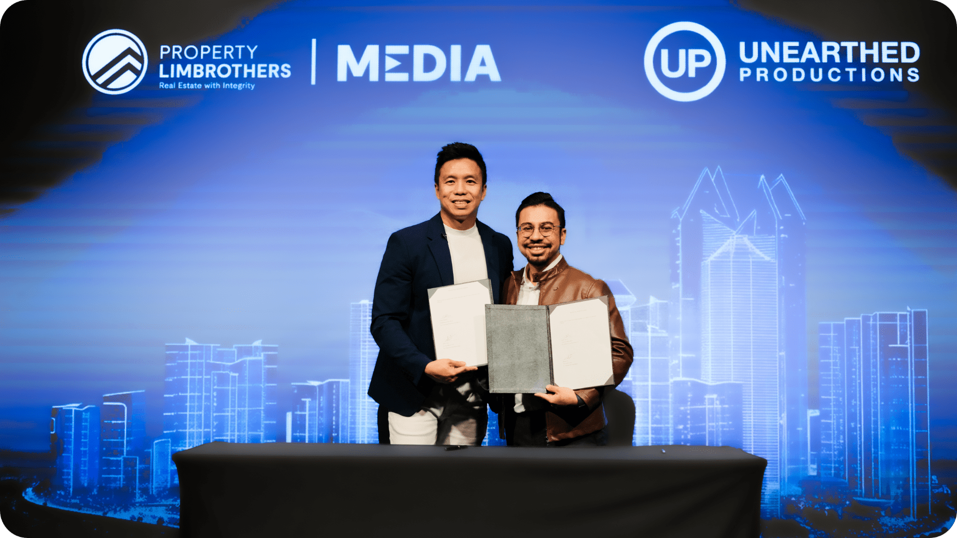 PLB Media and Unearthed Productions MOU signing